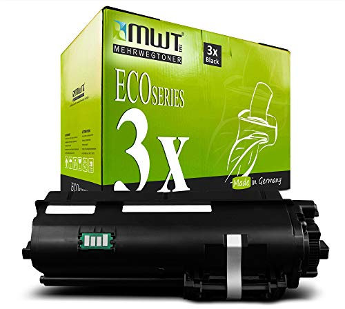 3X MWT Drucker Patronen für Kyocera Ecosys ECOSYS M 2040 2540 2640 DN DNe DNw IDW ersetzt TK-1170 TK1170 Schwarz