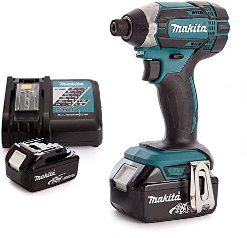 Makita DTD152Z LXT 18v Impact Driver Body with 2 x 5Ah Batteries & Charger