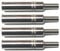 CESS 1/4 Inch TS Female Jack -1/4 Cable Connector for Microphone and Guitar - 6.35mm Mono Socket - 4 PACK
