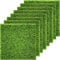 Pangda Kunstrasen, naturgetreuer feenhafter Kunstrasen, für Miniatur-Ornament, Garten, Puppenhaus, Gras zum Basteln, 15,2 x 15,2 cm (8er Packung)