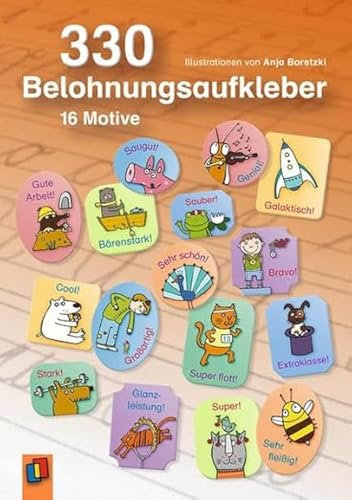 330 Belohnungsaufkleber: 16 Motive