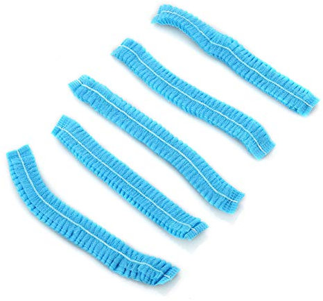 Red para el cabello - Gorro desechable para hombres y mujeres, cubierta para la cabeza sin látex para servicio de alimentos, cocina, cocina, spa, tatuaje, bronceado y salón(100 Pcs)
