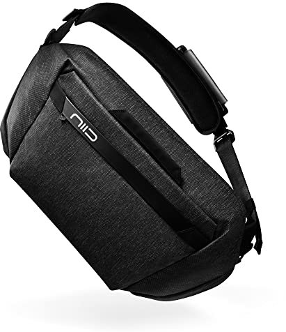 NIID H1 Reisetasche Herren Hybride Sling Pack groß Sporttasche fur Reisen Weekender Duffel Travel Camping Bag, 13~36Liter Grau