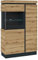 Highboard - Coast Evoke Eiche Dekor - Grau - B 103 cm - 2 Türen