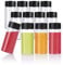 YBCPACK 12 Pack 8oz/250ml Plastic Juice Bottles with Lids,Empty Reusable Bottles for Smoothie,Juice,and Other Beverages