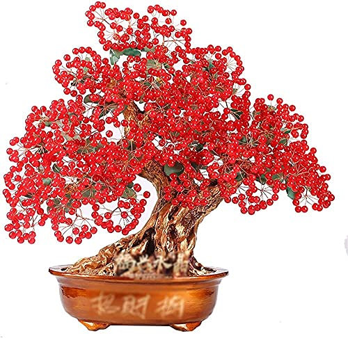 JYCCH Glücks-Kristallbaum/Geschenkbaum, Geldbaum, Feng Shui-Ornament, Premium-Baum des Lebens, Zuhause, Tisch, Reichtum, Kunstwerk, Einzugsgeschenke, Bonsai