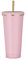 HUIEYE 750ML Gobelet Isotherme Avec Paille et Couvercle, Tasse à café en Acier Inoxydable,Réutilisable Tasses Isothermes Pailles et Brosse Nettoyage (Straw cups-pink)