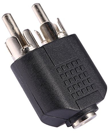 Adaptateur Répartiteur 3,5 Mm, Connecteur Adaptateur Femelle Vers Mâle, Adaptateur Audio Stéréo Femelle Vers Double Mâle, Prise Stéréo Femelle Vers Double 2 Phono Mâle F/M Convertisseur Adaptateur Rép
