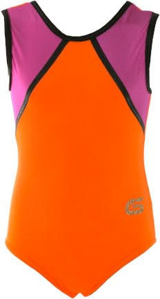 GETTY-SPORTS Turnanzug Petra ohne Arm für Mädchen/Damen (white/white/skyblue) Größe 38