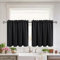XWZO Blackout - Tende oscuranti, per soggiorno e cucina, per finestre piccole, 66 cm x 114 cm per pannello, set da 2 pezzi