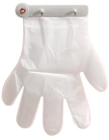 Kongou Disposables Glove Holder Organizer Wall Mounted, Glove Dispenser, Hanging Gloves Clip With 100 Gloves, Glove Organizer For Home Restaurant Food Service Supply