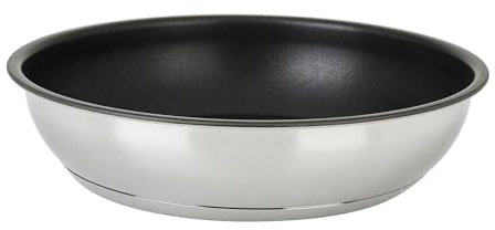Sitram 715016 Poêle Inox amovible Gamme SITRAMOVIBLE ARPEGE Ø 20 cm H 4,5 cm - Revêtement intérieur anti-adhésif sans PFOA - Tous feux dont induction - vendu sans le manche