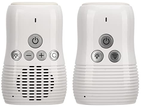 Monitor para Bebés con Audio Inalámbrico de 2,4 GHz, Monitor para Bebés con Intercomunicador Bidireccional, Monitor Inalámbrico para el Cuidado del bebé con Luz Nocturna de 100 a