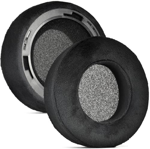 defean Ersatz-Ohrpolster, kompatibel mit Corsair Virtuoso Pro, kabelgebunden, offene Rückseite, Gaming-Headset, Ohrpolster mit geräuschisoliertem Schaumstoff (Velour)