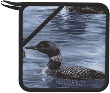 Animale d'anatra, Presine, Presine da cucina in silicone anti-caldo, resistenti al calore