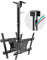 Universal TV Stand, Universal TV Stand TV Stand TV Stands Mobile TV Cart On Wheels Rolling TV Stand for 32 to 60 Inch Flat Screen TVs, Tall TV Floor Stand, Height Adjustable Television Stands