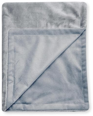 4L Textil Hundedecke flauschig für kleine Hunde und Katzen Katzendecke Hundedecke für unterwegs Kuscheldecke Hund Katzen Kuscheldecke Hundedecke Sofaschutz waschbar grau 120x100