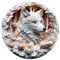 Holzpuzzle Erwachsene 3D Wolf - 200 Teile Rundpuzzle Geschenkbox, Wanddekoration (Erwachsene/Kinder)