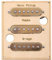 Micros Alnico 5 48/50/52 pour guitare électrique ST