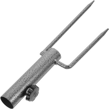 ibasenice 1 Stück Strand Erdanker Stabiler Metall Unterstock für Sonnenschirme zu Bedienen für Strand Garten und Camping mit Innovativem Design und Verlässlicher