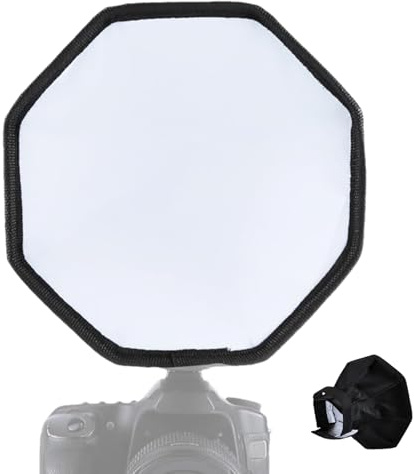 Speedlight Diffusor - Faltbare Kamera -Blitzlicht - Oktagonal