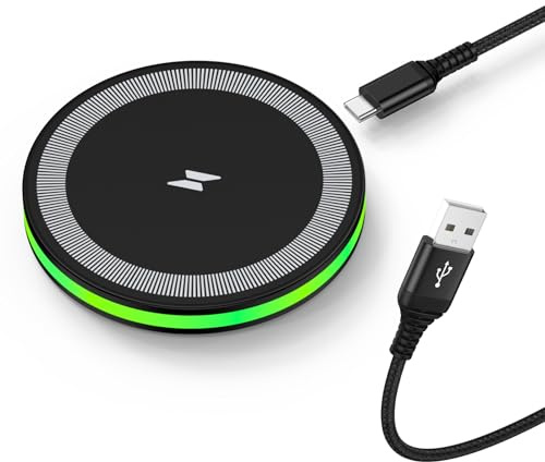 15W Fast Android Wireless Charger für Google Pixel 10/9/8/7,iPhone 17 16 15