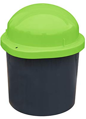 KUEFA DUO Mini - Wetterfester Mülleimer/Aufbewahrungsbehälter/Sammeltonne (Hellgrün)
