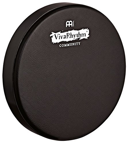 Meinl Percussion VivaRhythm Djembe Head - Nappafell für 12 Zoll Djemben - Durchmesser 30,48 cm - Vorgestimmt - Ziegenleder, Schwarz (VR-POH12-NH)