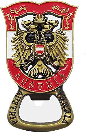 MUYU Magnet Österreich Flaschenöffner Kühlschrankmagnet Souvenir Geschenkkollektion Home & Kitchen Dekoration Magnetaufkleber Bieröffner