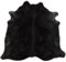 KUHFELL STIERFELL SCHWARZ GEFÄRBT 220 x 190 cm XL Fell Teppich VON KUHFELLE ONLINE