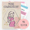 Schwangerschaftstagebuch - Tagebuch für die Schwangerschaft zum selber eintragen I Geschenk für Schwangere - Blond