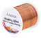 anezus 22 Gauge Jewelry Wire, Anezus Craft Wire Tarnish Resistant Copper Beading Wire for Jewelry Making Supplies and Crafting (Copper, 49 Yards/45 Meters)