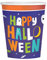 amscan- Bicchieri di Carta Happy Halloween-8 Pezzi, Multicolore, Misura Standard, 9907445
