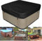 JIUSUI Cover Abdeckung Whirlpool Pflege SPA-Whirlpoolabdeckungen Quadratisch-Abdeckung für Gartenmöbel Staubabdeckung|210D Oxford Wasserdicht Poolabdeckplane-UV-beständige-Schutz vor Wind