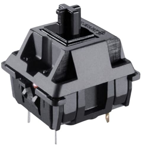 Packung mit Cherry MX Tastenschaltern für Mechanische Tastaturen | Plate Mounted Switches | MX1A11NN (Cherry Black, 65 Stück)