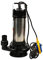 LENJKYYO Pompa sommersa in acciaio inox, 1,5 KW, 36000 l/h, con interruttore galleggiante, 2 CV, per acque di scarico in acciaio inox, pompa sommersa