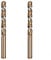 2pcs 12mm M35 HSS Cobalt Drill Bits Set Metal Jobber Length Twist Drill Bits for Drilling on Stainless Steel (12 mm)