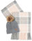 Barbour Set Mütze und Schal LGS0077 Grau/Rosa, Grau/Rosa., Einheitsgröße