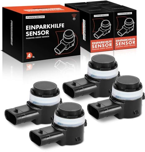 Frankberg 4x Parksensor Einparkhilfe Vorne Hinten Kompatibel mit Golf VII BA5 BV5 1.0L-2.0L 2013-Heute A3 8V1 8VK 1.0L-2.0L 2014-2020 P.a.s.s.a.t 3G2 CB2 Replace# 5Q0919275B
