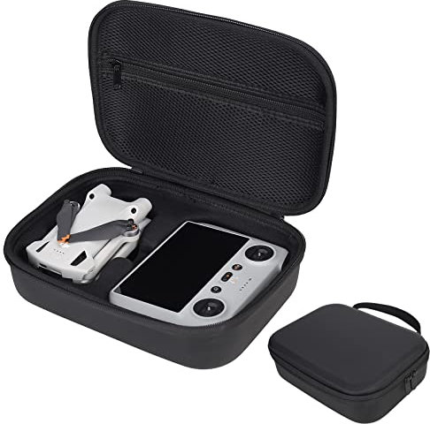 Storage Bag for DJI Mini 3-Newest Portable Mini 3 / Mini 3 Pro Drone Case Travel Handbag Carrying case Compatible with DJI Mini 3 / Mini 3 Pro, DJI RC/DJI RC-N1 Remote Controller and Accessories-Black