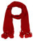 Sonia Originelli Schal Angora Viskose Bommel Winter Soft Farbe Rot