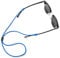 Pilotfish Premium Silicone Sunglasses Strap, Adjustable Glasses Retainer with Unique Passthrough Design – Universal Fit (Blue)