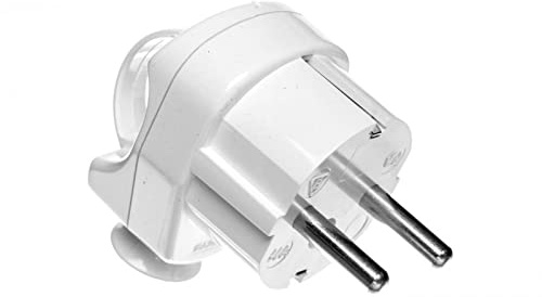 SCHUKO Winkelstecker z/u 16A IP20 weiß AWA-WN 51.55 Elektro-plast Spatel 590554828779