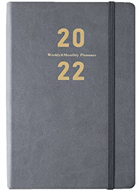 Notizbuch Notizbuch Business Office 2022 Zeitplan Notizbuch Büro & Schreibwaren Brunnen Schreibheft 0 (Grey, One Size)