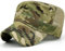 Loneshark Herren wasserdichte Camo Cadet Armee Hüte Amerikanische Flagge Schnalle Damen Quick Dry Flat Top Militär OCP Patrol Corps Kappen, Rückengitter-Woodland, Einheitsgröße