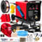 Ideal Tecno MIG 200/2 MMA - Saldatrice a Filo Continuo con Gas 200A - MIG/MAG, MMA, FLUX - Induttanza, Saldobrasatura - 2T/4T, Telaio Mobile, Alimentazione del Filo a 2 Rulli - Set Premium