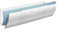 Deflector para rejillas de ventilación superiores y laterales, se adapta a la mayoría de aire acondicionado central, compatibilidad con techo (filtro de anión)