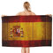 Playa Accesorios Bandera De España Toallas De Baño Microfibra Toallas De Playa Ligera Portátil Toalla Piscina para Sauna, Gimnasio, Playa, 80X130Cm