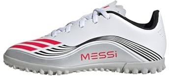 adidas Unisex Kids' F50 Messi Club Turf Football Boots Kids White 5.5