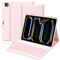BQSS Keyboard Case for iPad Pro 13 inch M4 2024, 7 Colour Backlit, Built-in Pen Holder and Detachable Bluetooth Keyboard for iPad Pro 13 inch A3007 A2925 A2926(Light pink)